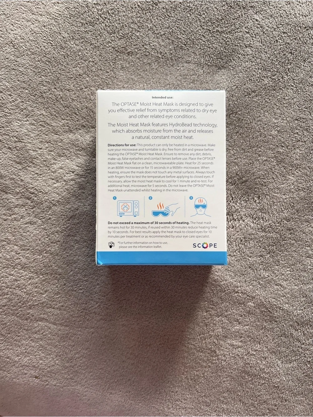 OPTASE® Moist Heat Mask